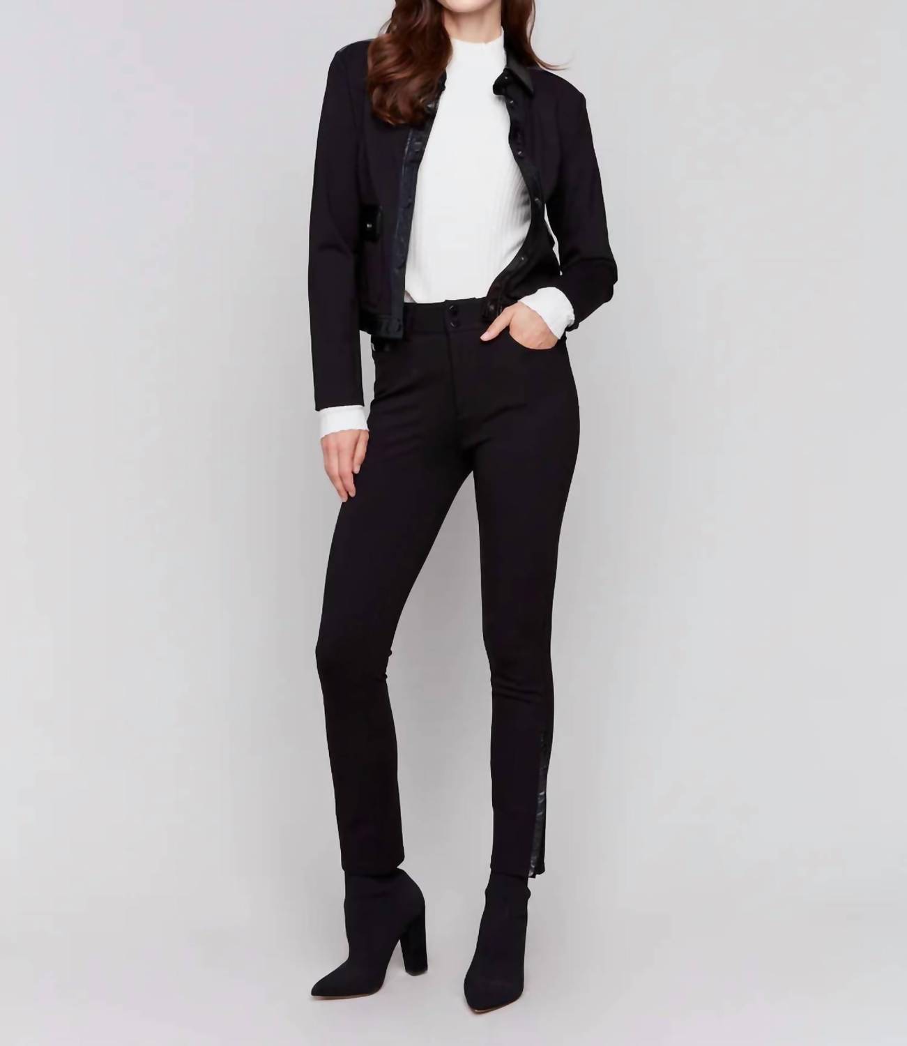 Charlie B - Vinyl Gutsy Pdr Short Jacket