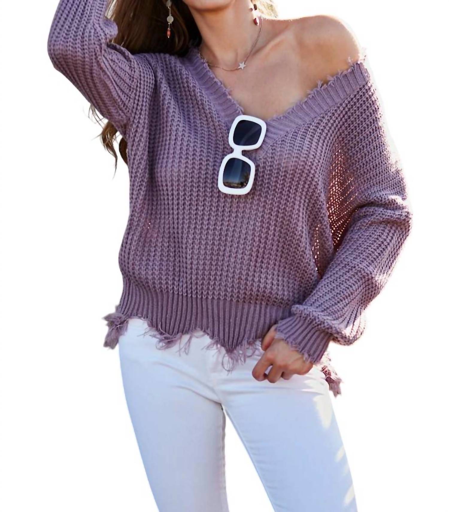 Mainstrip - Frayed Sweater