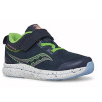 SAUCONY Junior Kid's Kinvara 14 AC Sneakers in navy green - kids' sneaker