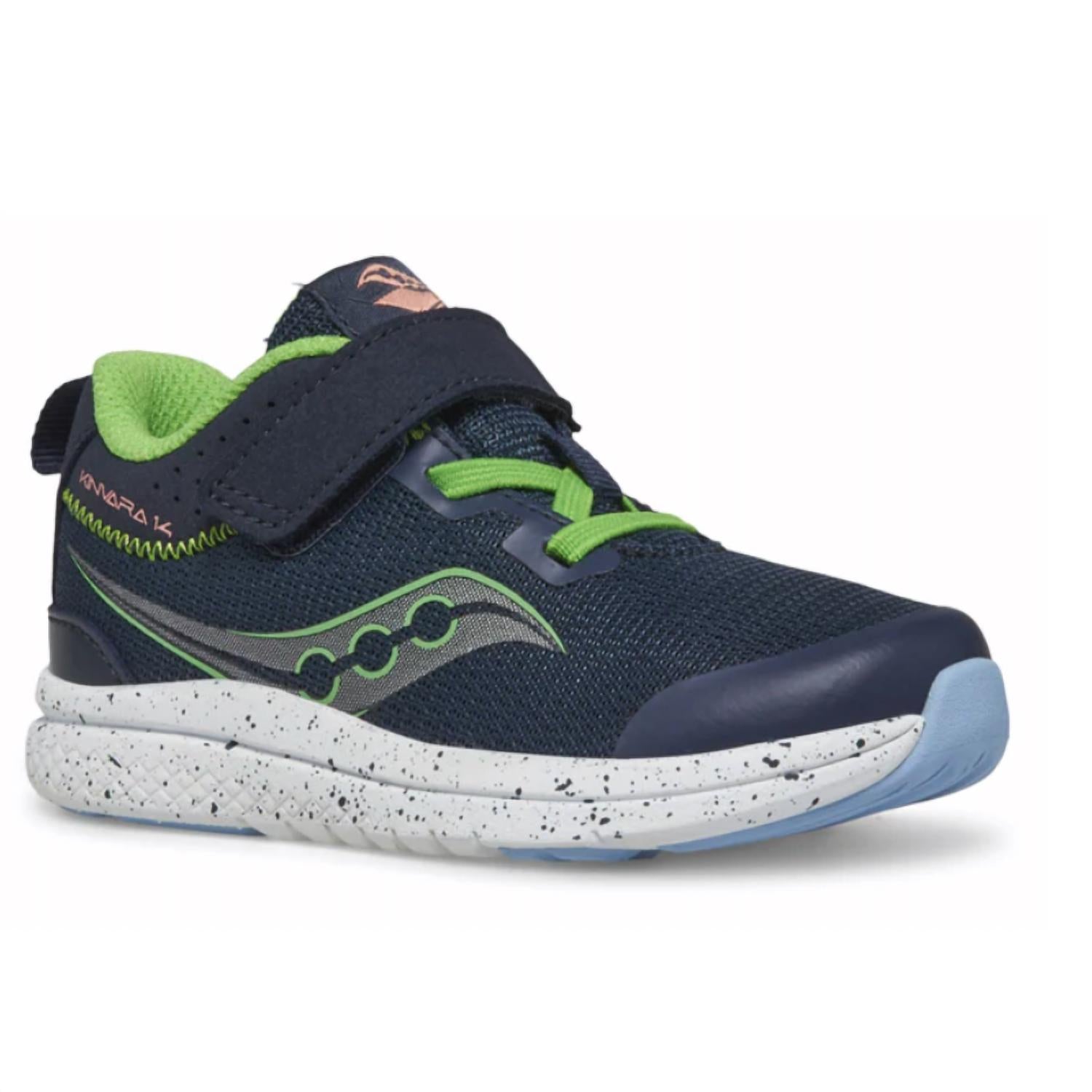 SAUCONY Junior Kid's Kinvara 14 AC Sneakers in navy green - kids' sneaker