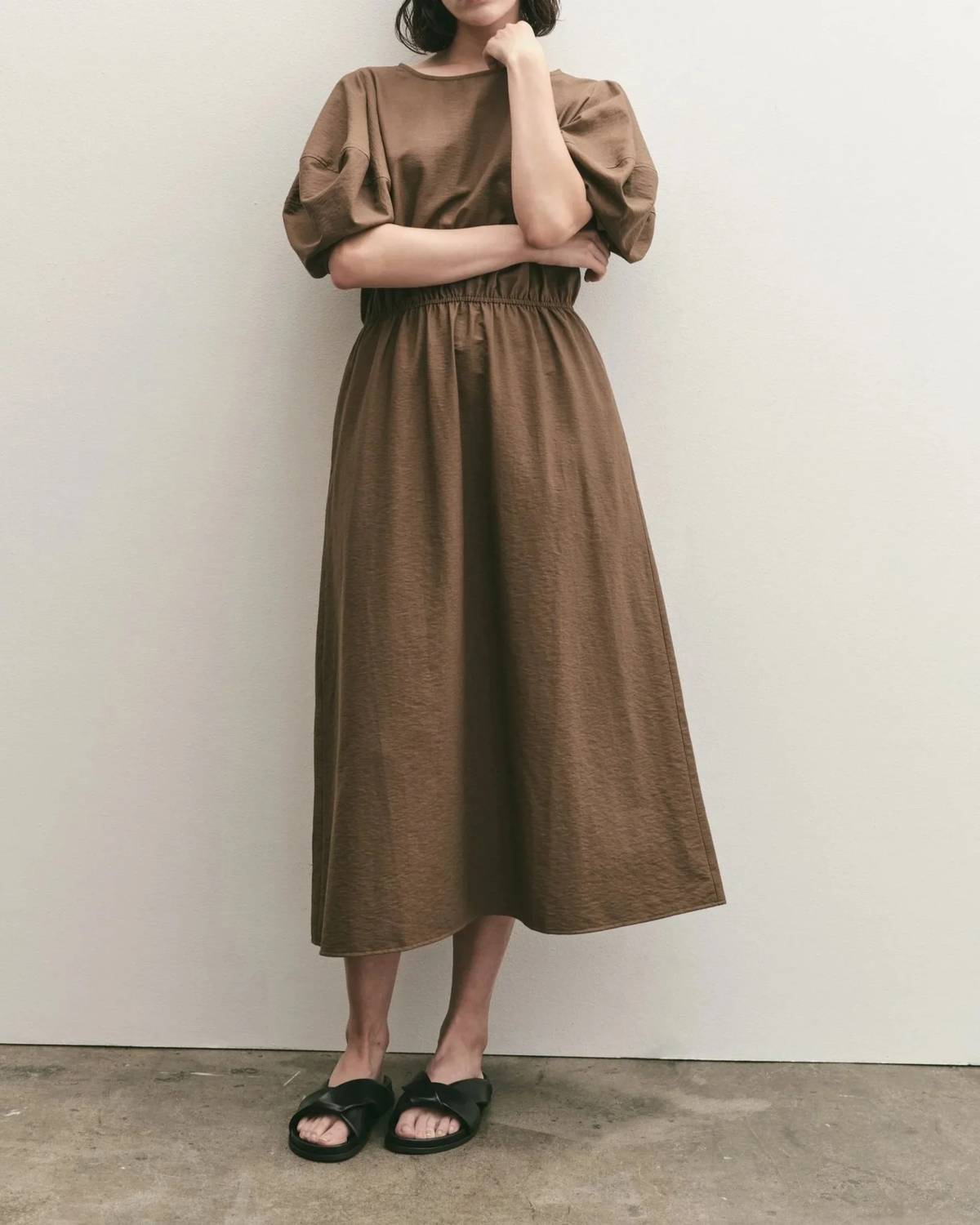 Mijeong Park - Balloon Sleeve Midi Dress