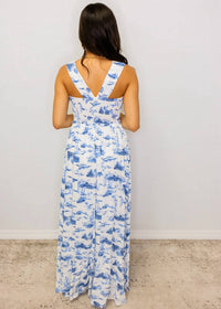 Fate - Scenic Halter Maxi Dress
