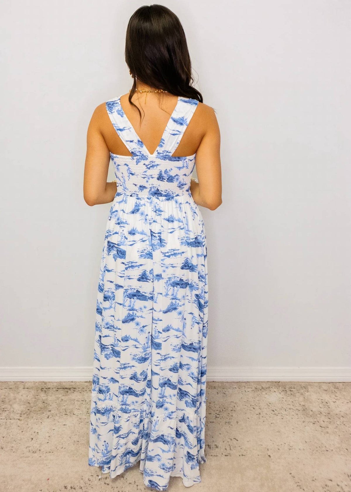 Fate - Scenic Halter Maxi Dress