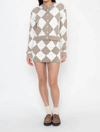 Show Me Your Mumu - Cher Argyle Mini Skort