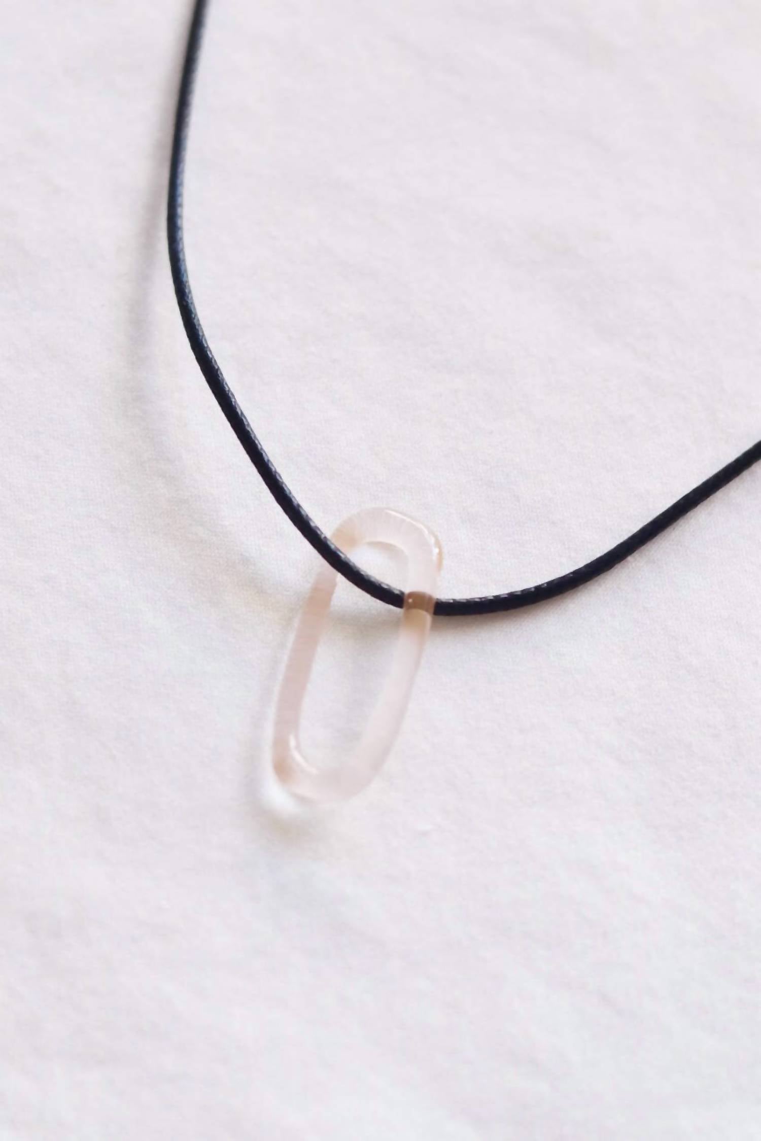 Jane D'Arensbourg - Women's Glass Oval Necklace