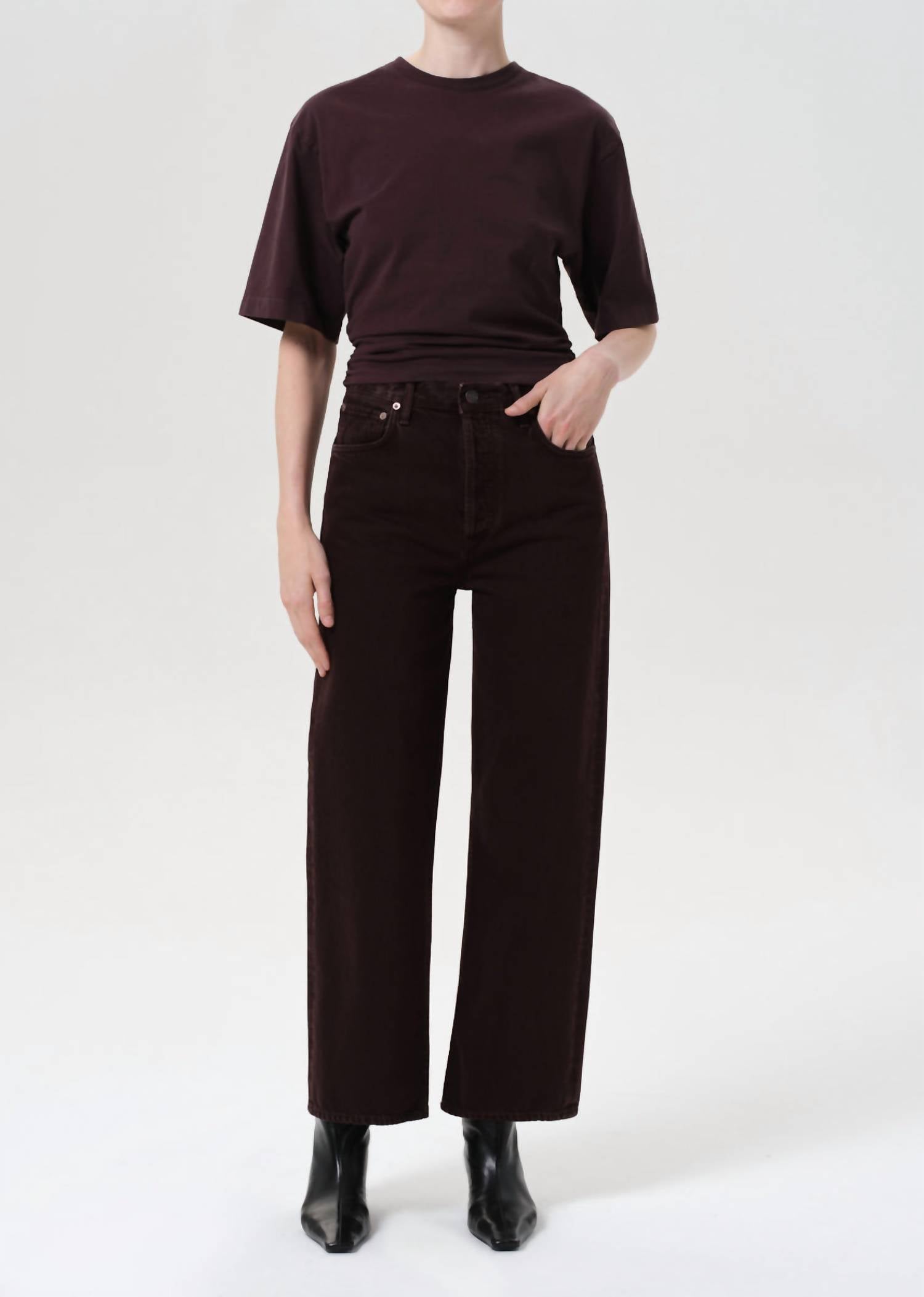 Agolde - Ren High Rise Wide Leg Jeans