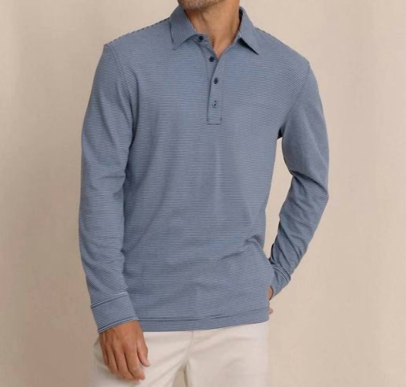 Southern Tide - Sandy Cay Long Sleeve Knit Polo