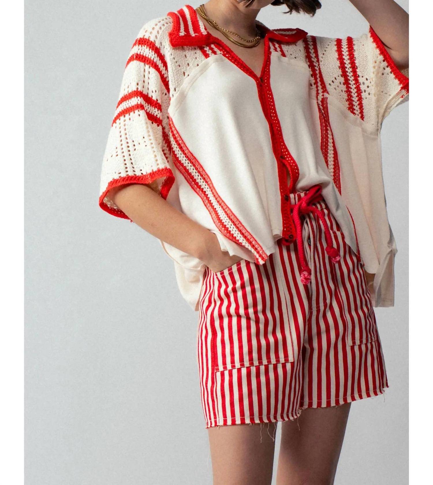 Urban Daizy - July Striped Shorts