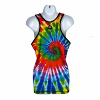 Inknburn - Women's Run Of Die Tie Dye Sunflower Singlet