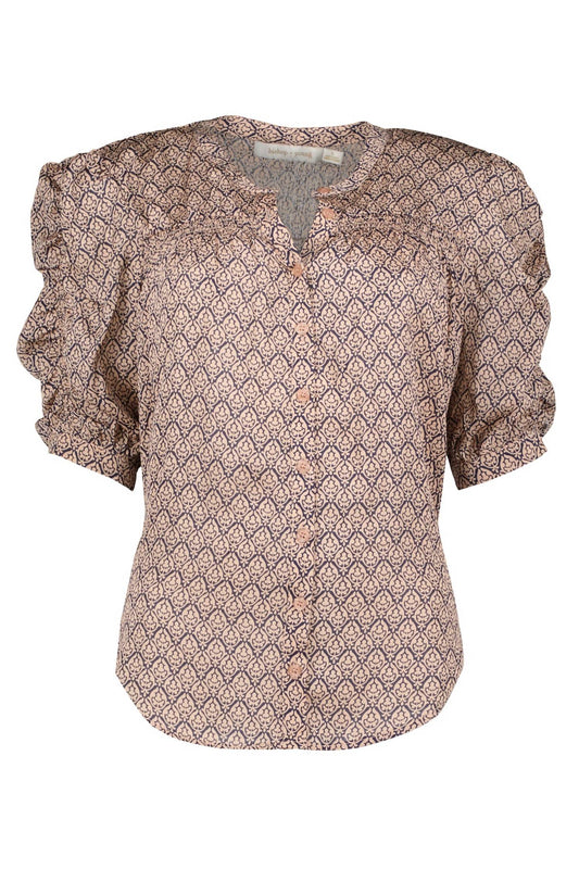 Bohemian Rhapsody Rachel Ruched Sleeve Blouse