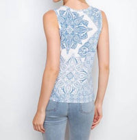 Charlie B - Printed Organic Cotton Tank Top