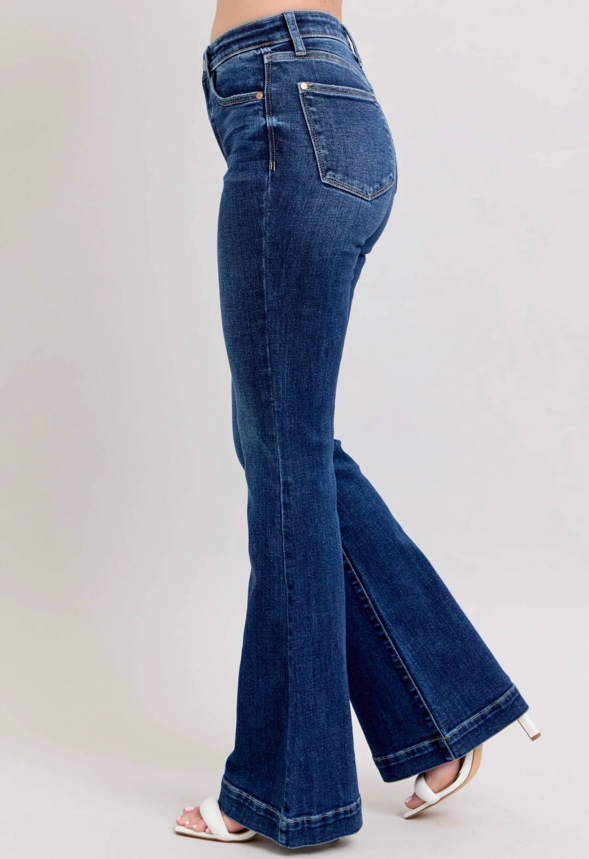 Judy Blue - High Waist Trouser Flare Jeans