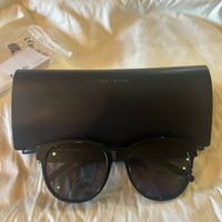 SAINT LAURENT Women's Sl M29/f 001 Monogram Sunglasses in black - women's accessory - detail view
