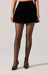 Astr - Jenika Velvet Drop Waist Skirt