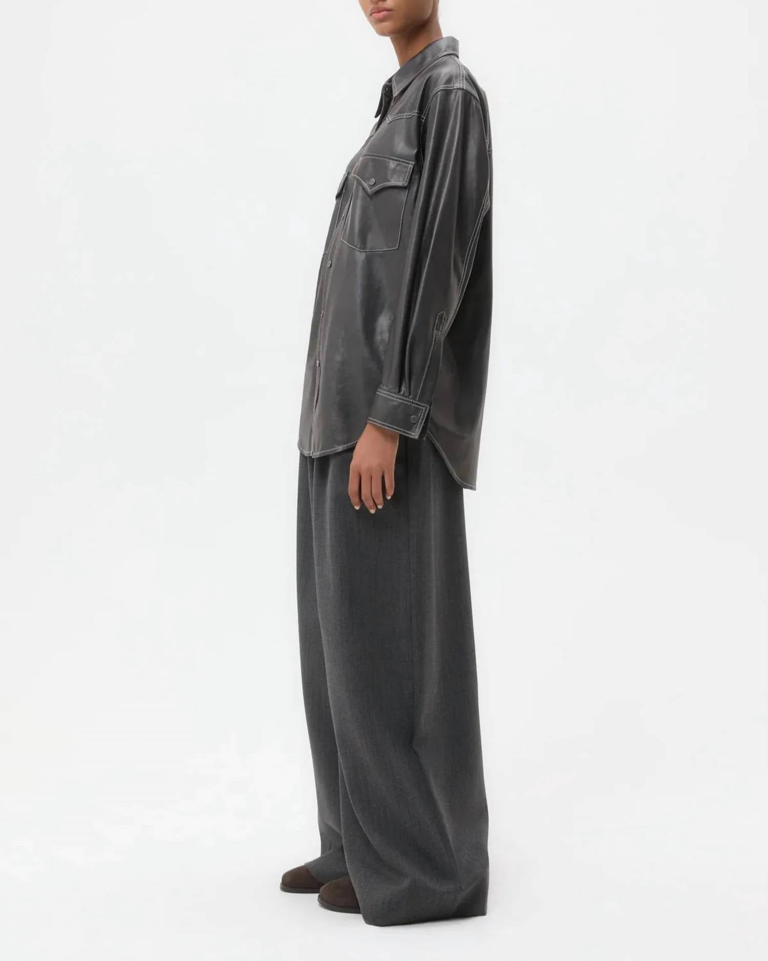 Twp - Leather Dutton Shirt