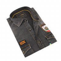 Eight X - Men's California Patch Button Down Shirt
