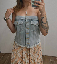 Marigold - Rustic Rebel Crop Top