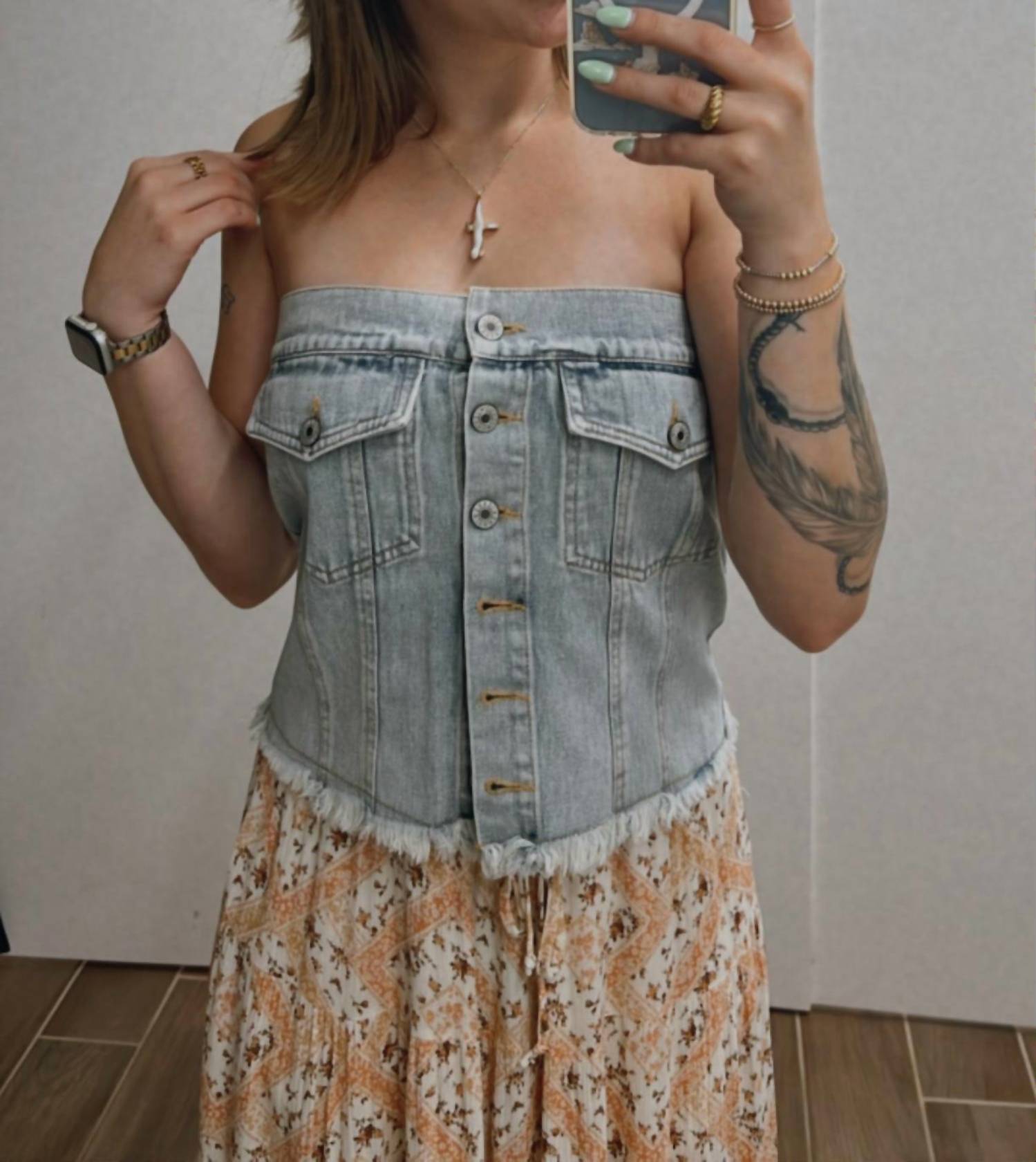 Marigold - Rustic Rebel Crop Top