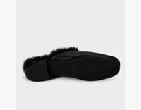 Vaneli - Women's Skyla Faux Fur-lined Loafer Mule