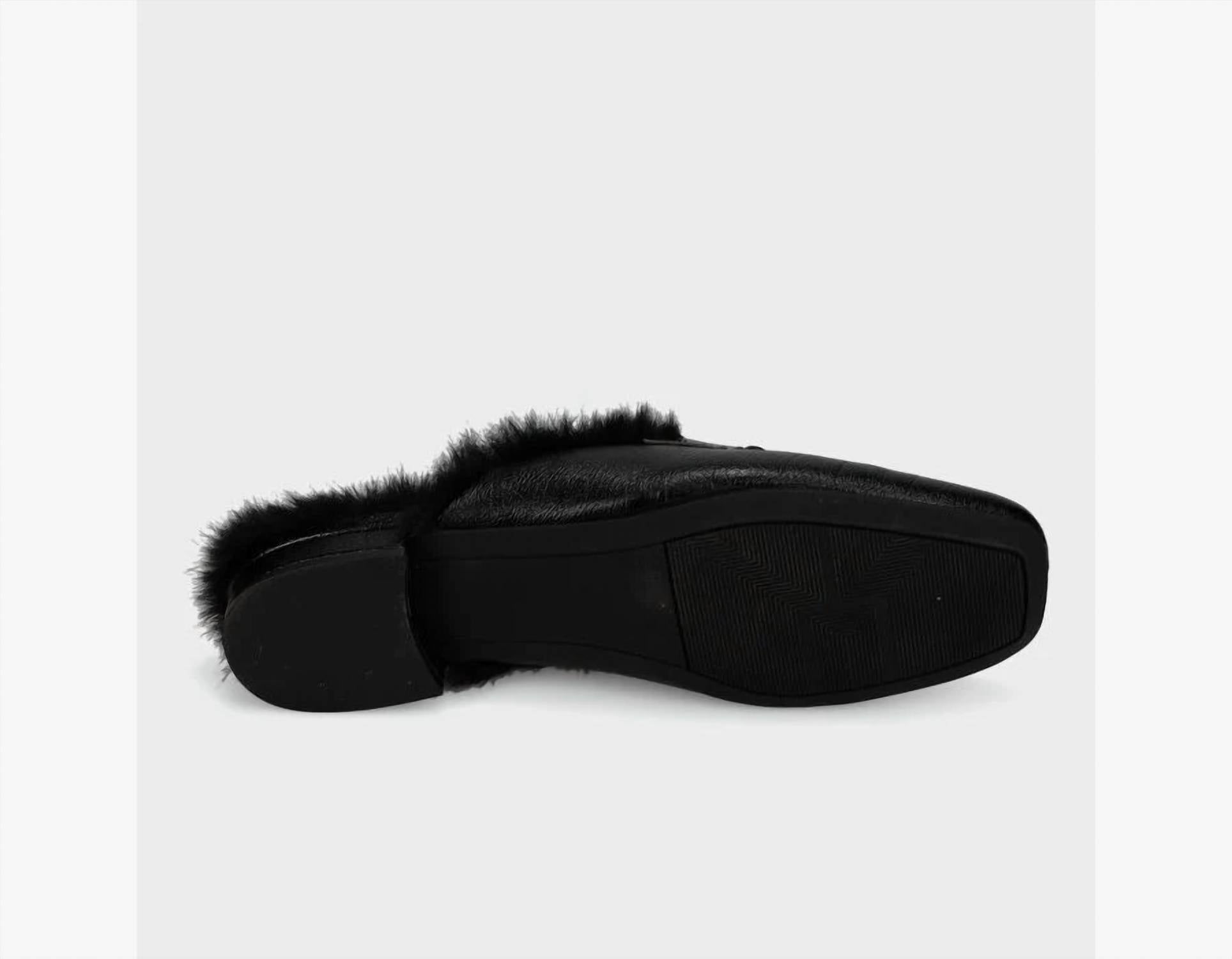 Vaneli - Women's Skyla Faux Fur-lined Loafer Mule
