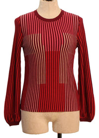 Aldo Martins Logan Sweater Top in rojo - women's sweater - alternate view