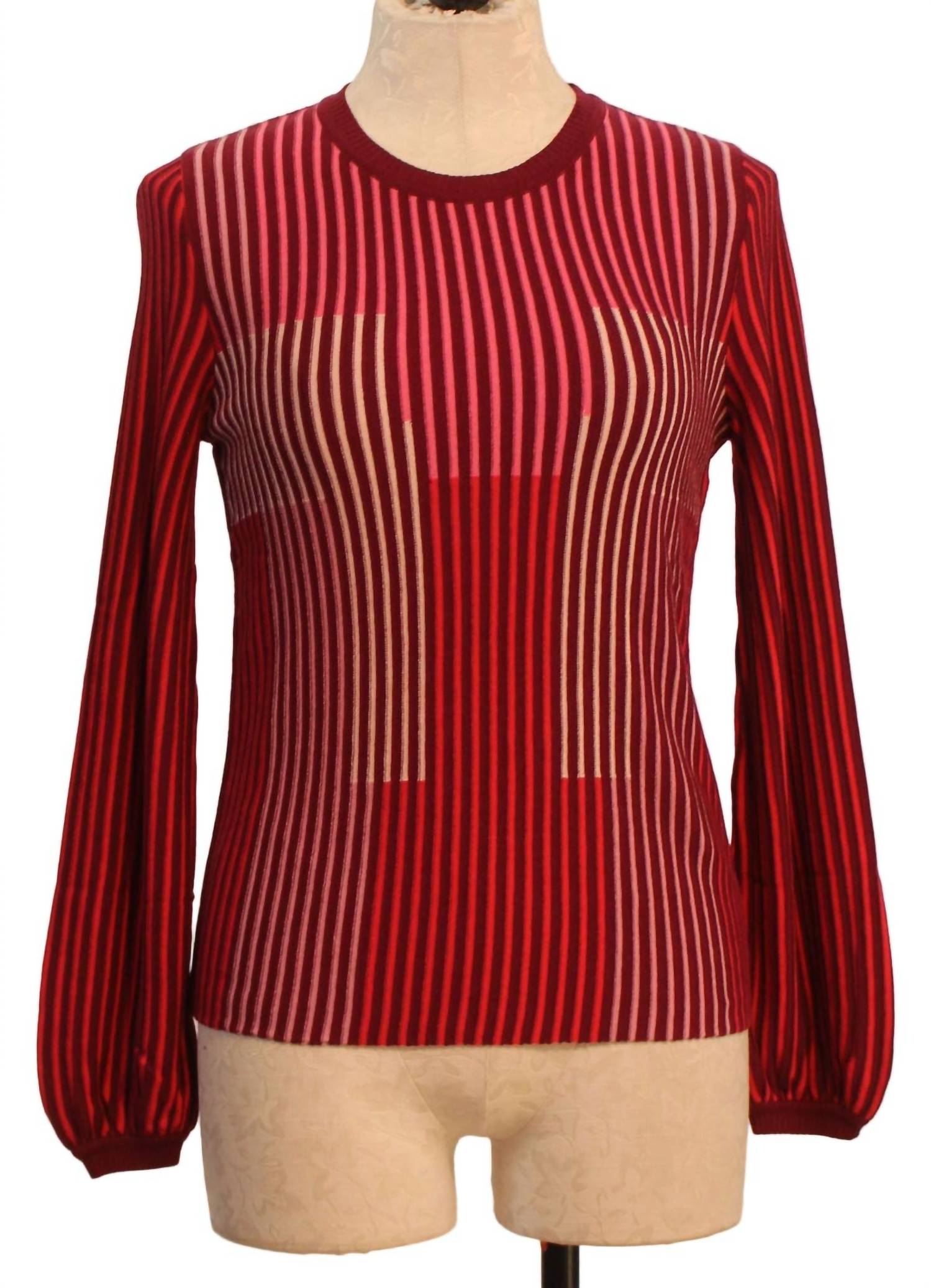 Aldo Martins Logan Sweater Top in rojo - women's sweater - alternate view