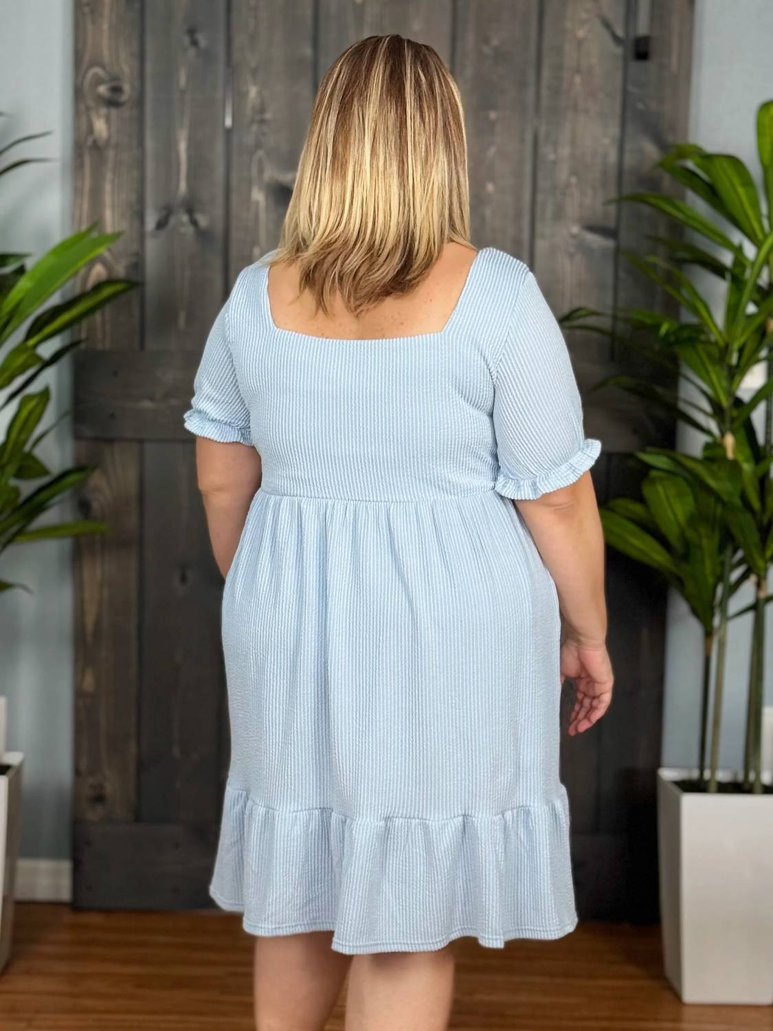 Simply Southern - Radiantly Ribbed Babydoll Midi Dress