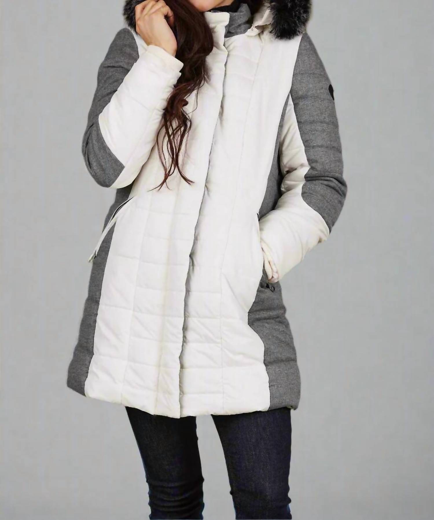 Normann - Fur Trim Hooded Puffer Coat