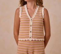 Rylee + Cru - Girls' Scallop Crochet Set