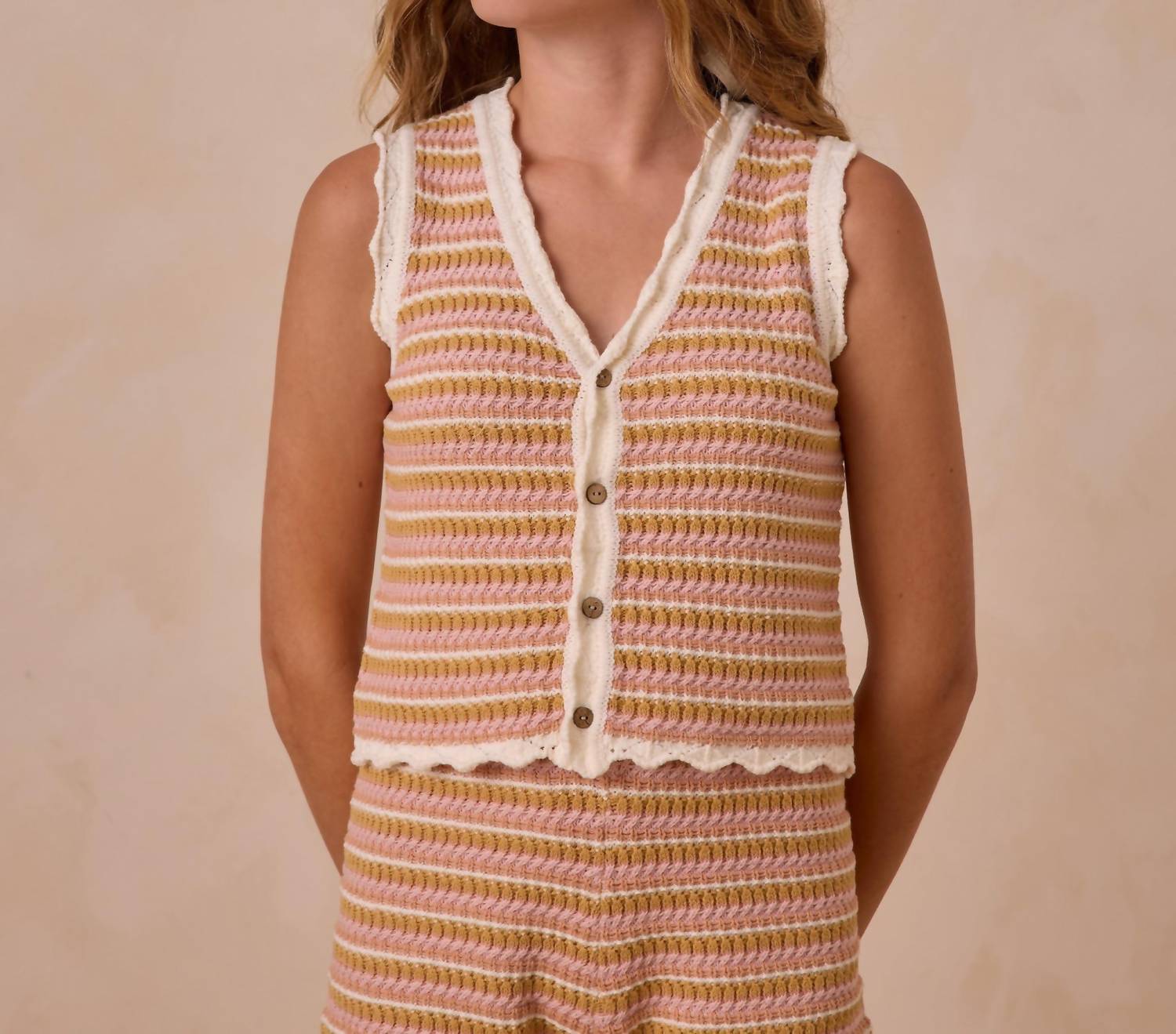 Rylee + Cru - Girls' Scallop Crochet Set