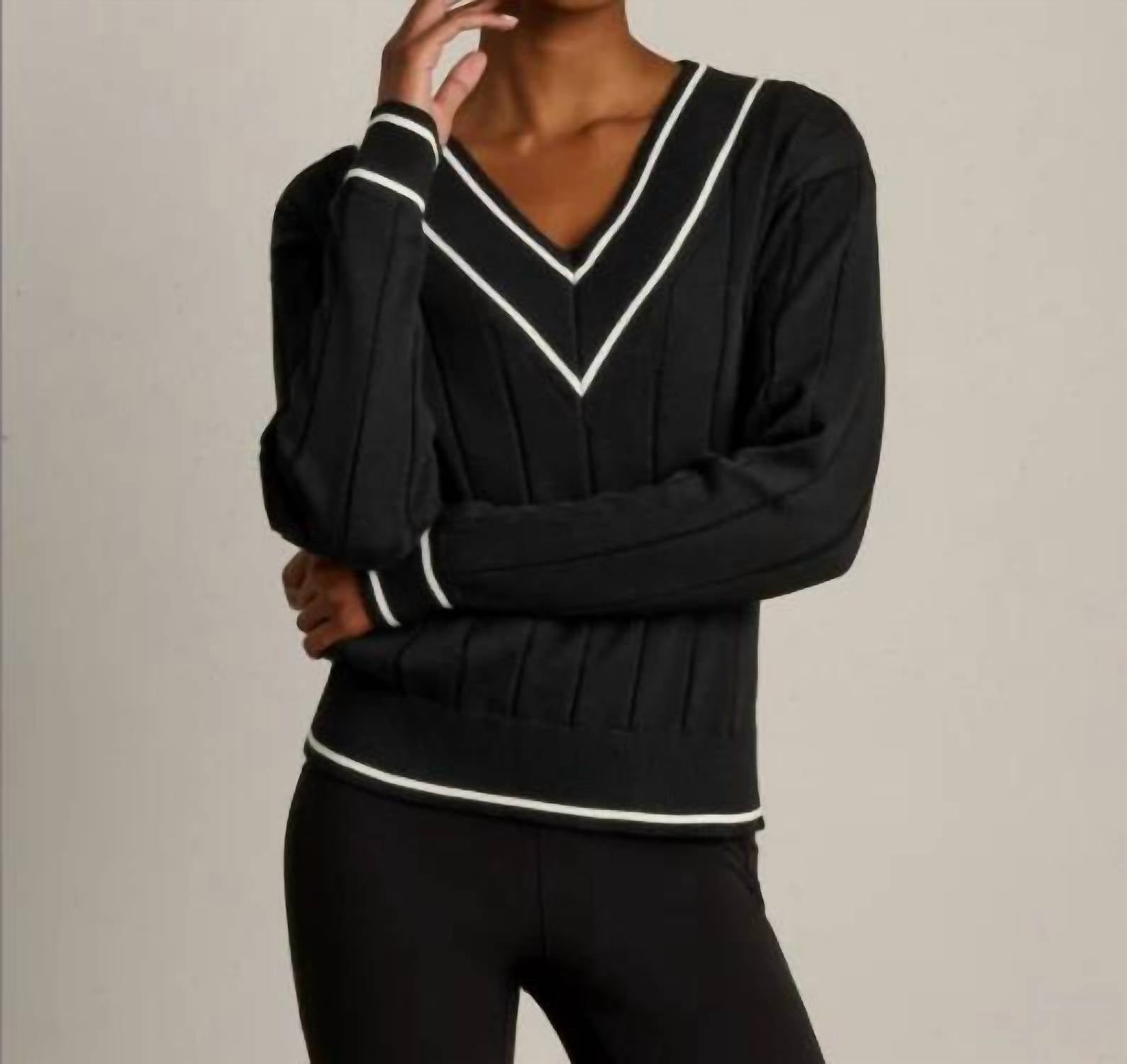 Rhone - Varsity Cable Knit Sweater