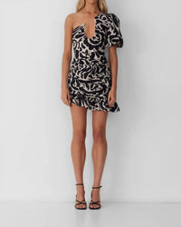 The Wolf Gang - Seren Asymmetric Mini Dress