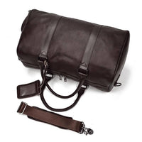 Steel Horse Leather - Men's Endre Weekender Vintage Leather Duffle Bag