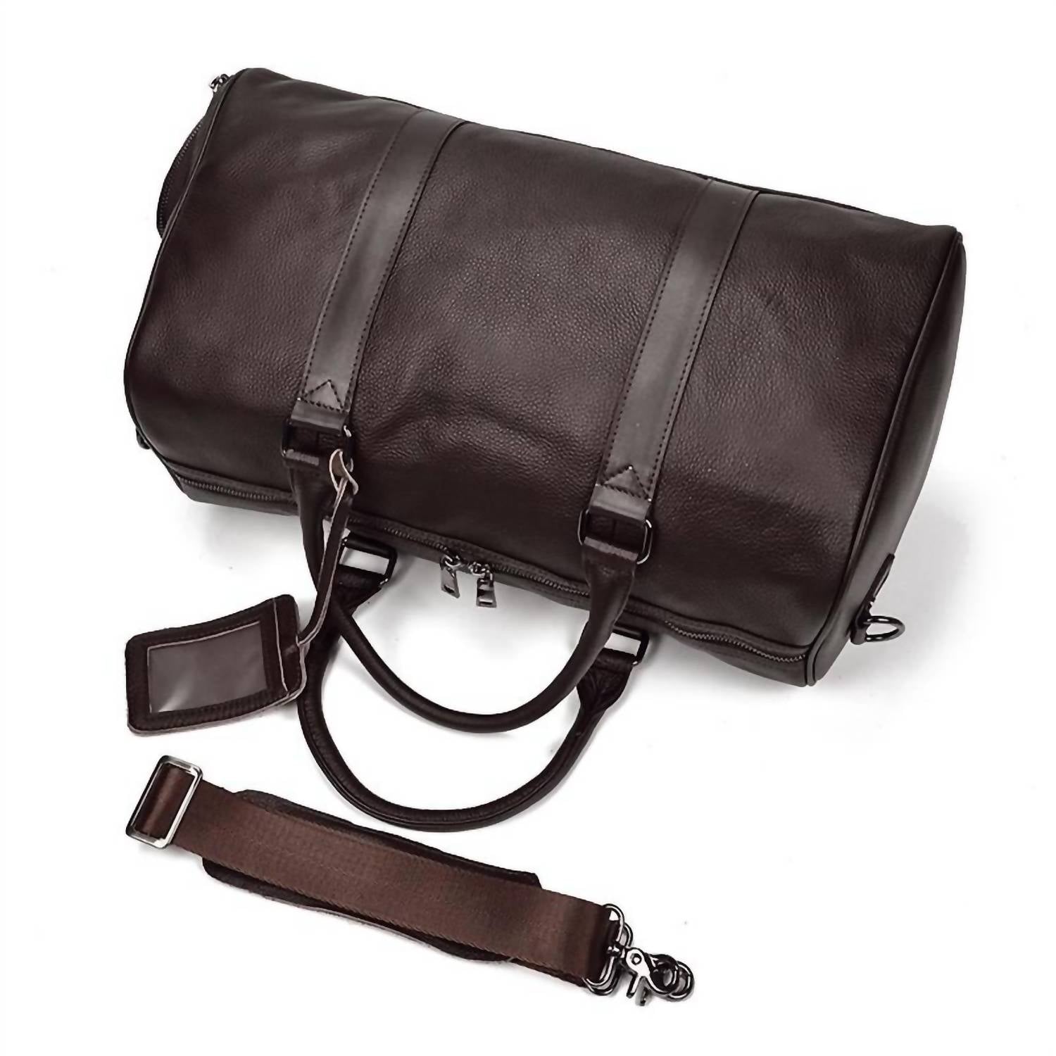 Steel Horse Leather - Men's Endre Weekender Vintage Leather Duffle Bag