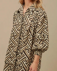 Lavi Aurora Mini Dress in tamano - women's dress - detail view