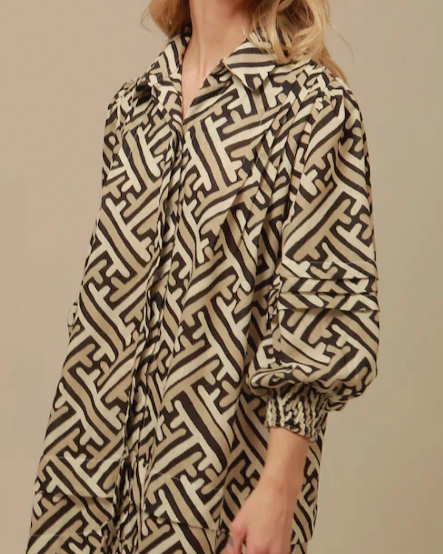 Lavi Aurora Mini Dress in tamano - women's dress - detail view