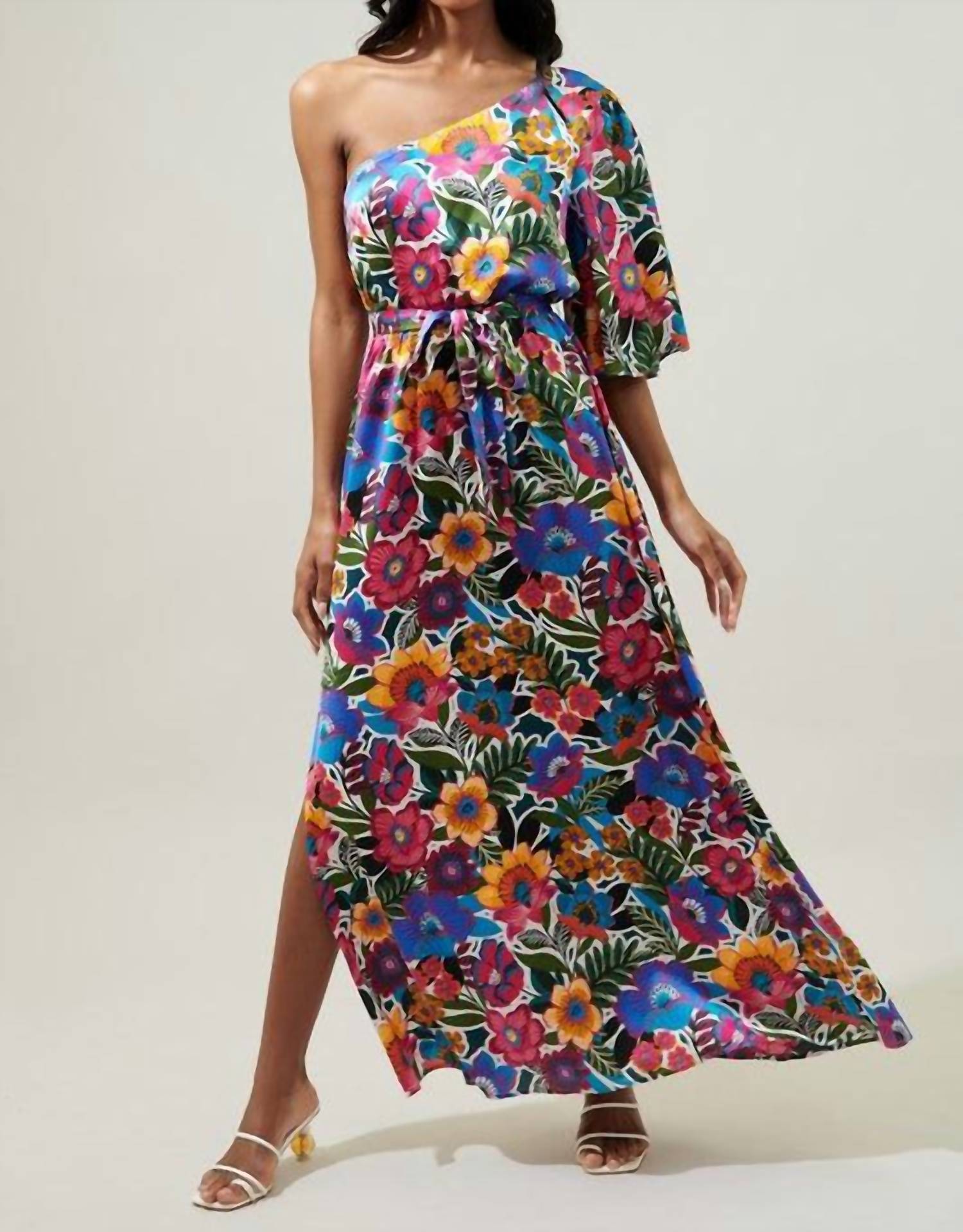 Sugarlips - Santa Elena One Shoulder Maxi Dress