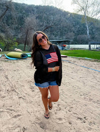 Blakeley - Freedom Flag Patch Pullover