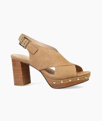 Pelle Moda - Women's Ambree Block Heel Sandals