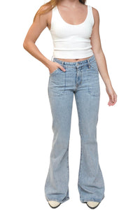 Daily Blue - High Rise Bell Jeans