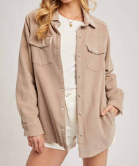 Bluivy - Corduroy Sherpa-lined Jacket