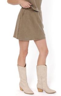 Sadie & Sage - Little Games Terry Knit Skirt