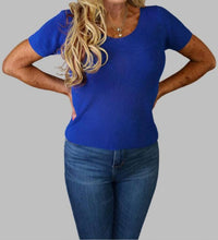 Look Mode Usa - Shimmer V-neck Sweater