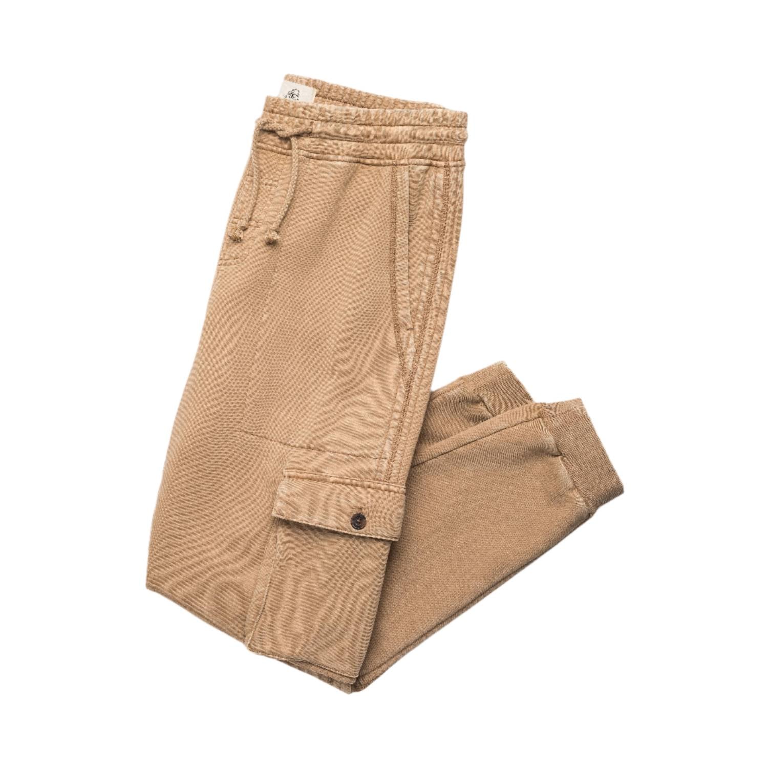 Surfside Supply Men's Keith Cargo Pocket Jogger in chinchilla - men's pants
