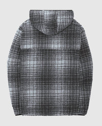 Starter - Men's Pittsburgh Steelers Gus Plaid Sherpa Pullover Jacket