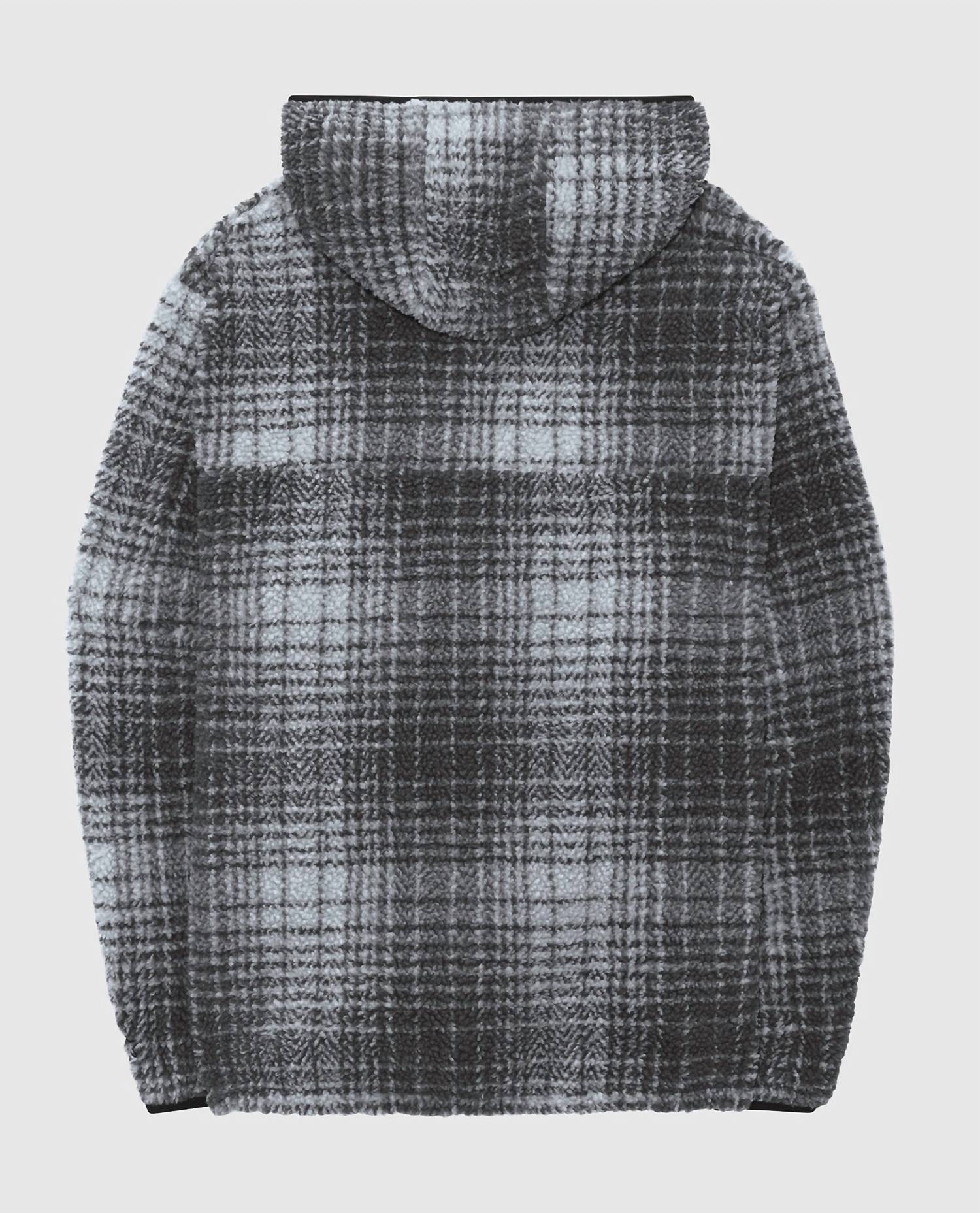 Starter - Men's Pittsburgh Steelers Gus Plaid Sherpa Pullover Jacket