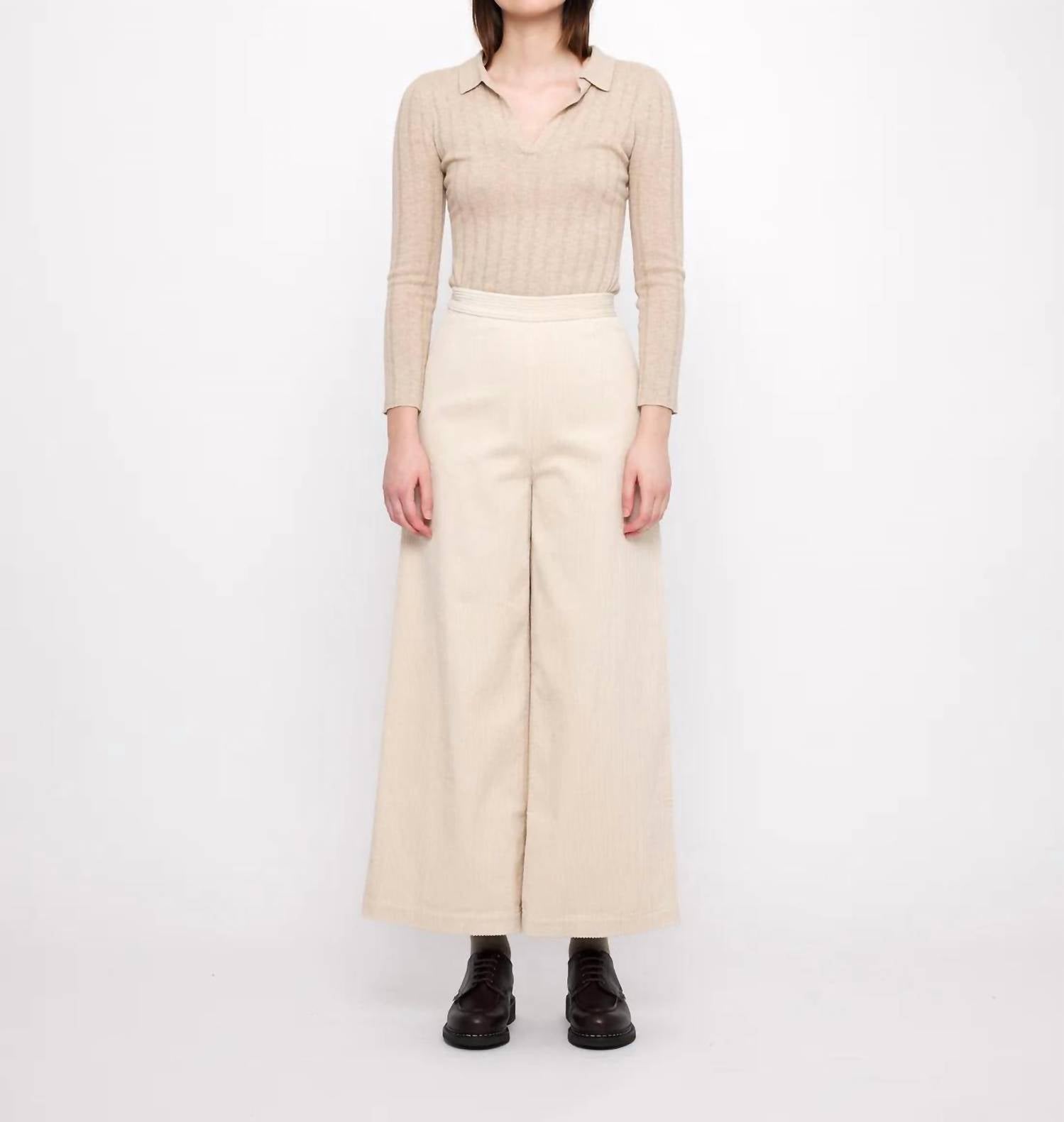 7115 By Szeki - Classic Wide Legged Trouser