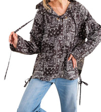 And The Why - Say We Can Bandana Print Windbreaker Jacket