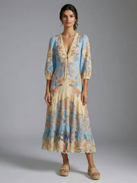 Farm Rio - Boho Beauty Butter Maxi Dress