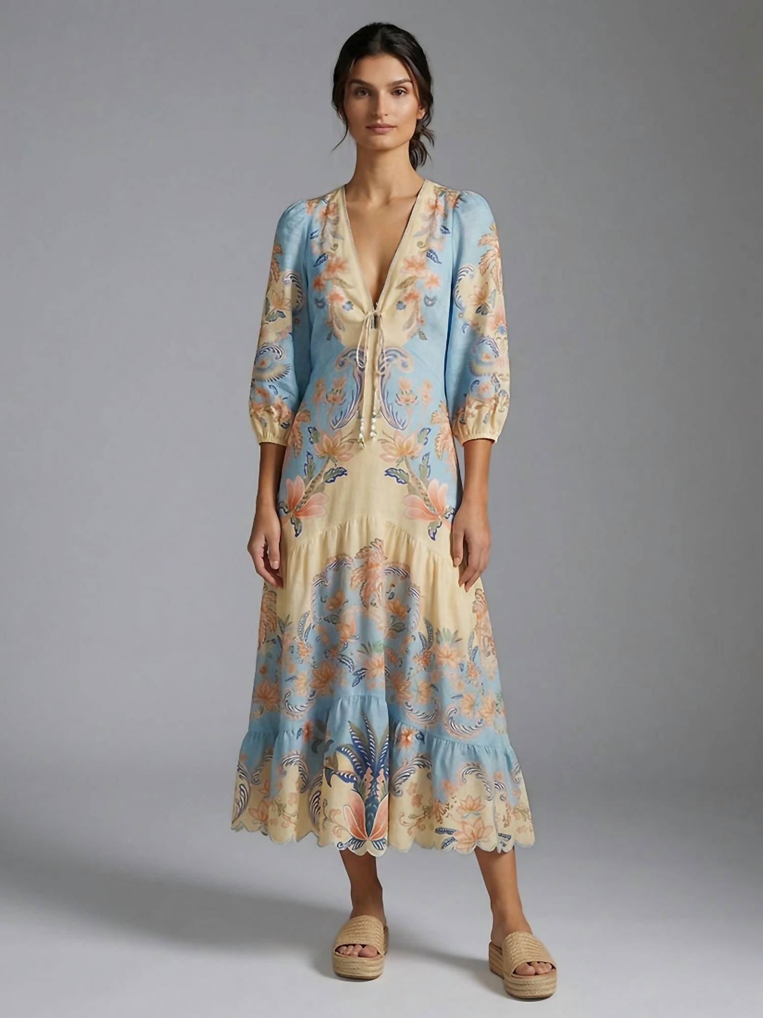 Farm Rio - Boho Beauty Butter Maxi Dress